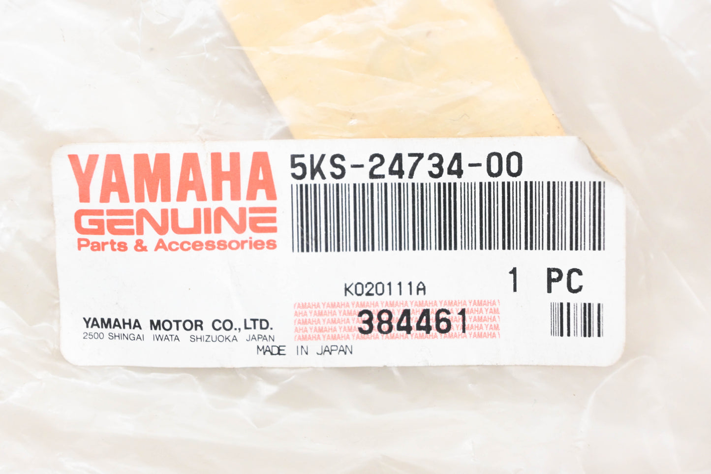 New OEM Yamaha 5KS-24734-00-00 Tandem Seat Band NOS
