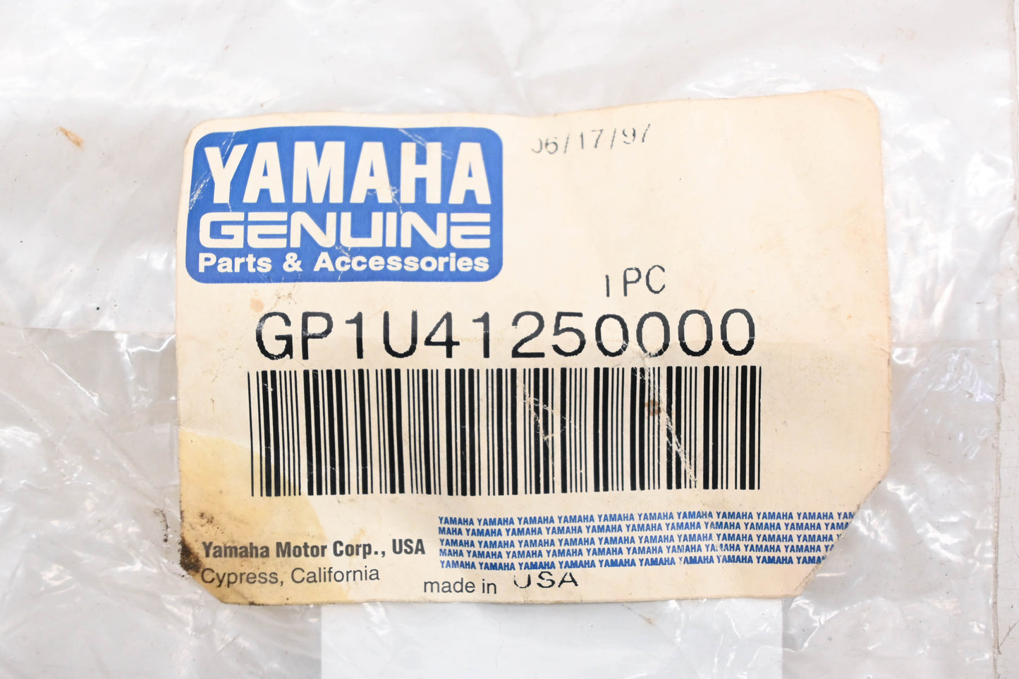 New OEM Yamaha GP1-U4125-00-00 Exciter Steering Wheel Insert NOS