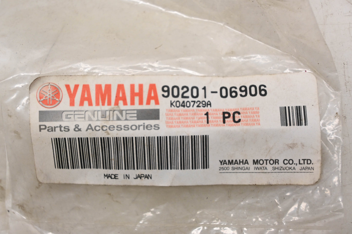 New OEM Yamaha 90201-06906-00 Washer NOS