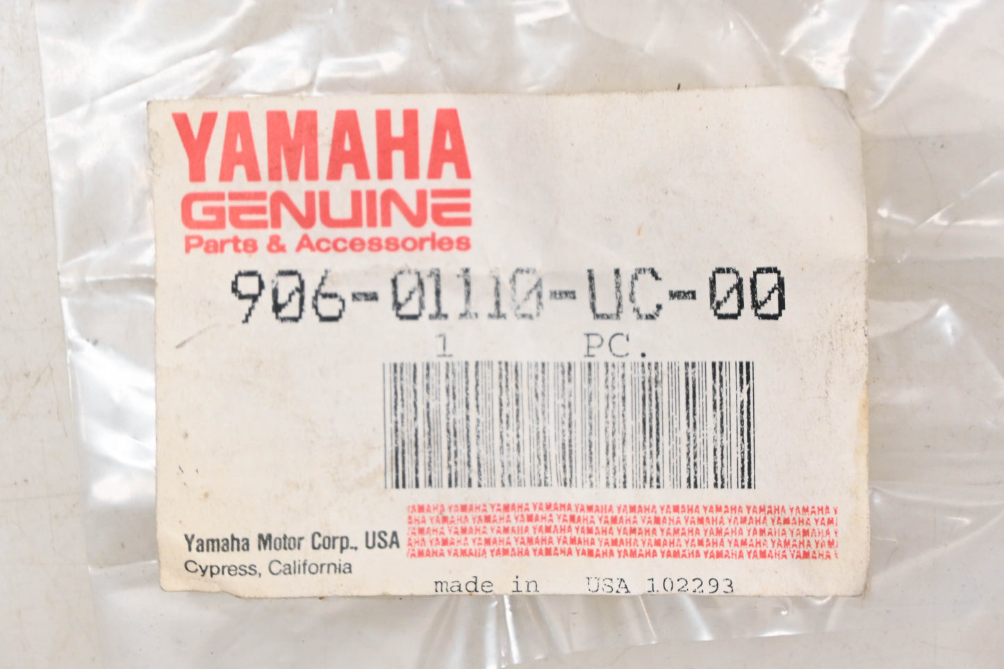 New OEM Yamaha 906-01110-UC-00 Hose Clamp NOS