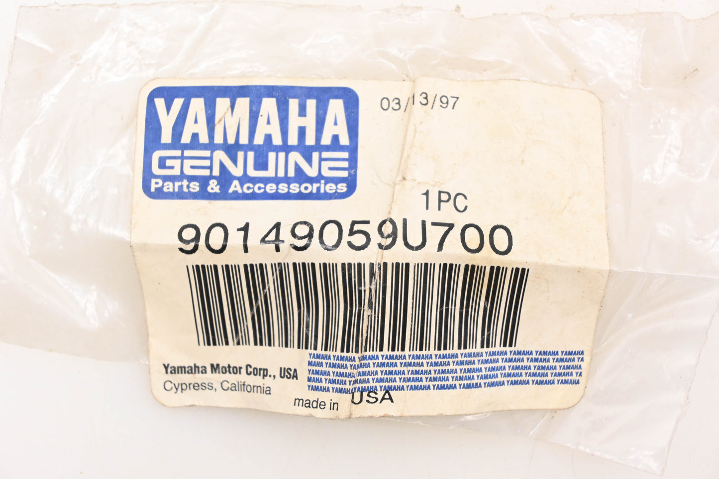 New OEM Yamaha 90149-059U7-00 Screw NOS