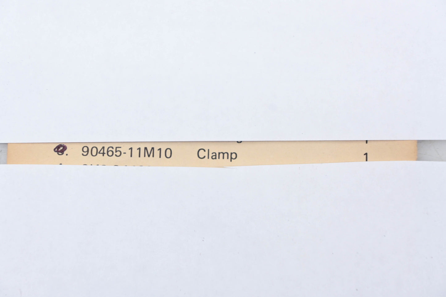 New OEM Yamaha 90465-11M10-00 Zip Tie Clamps Qty 2 NOS