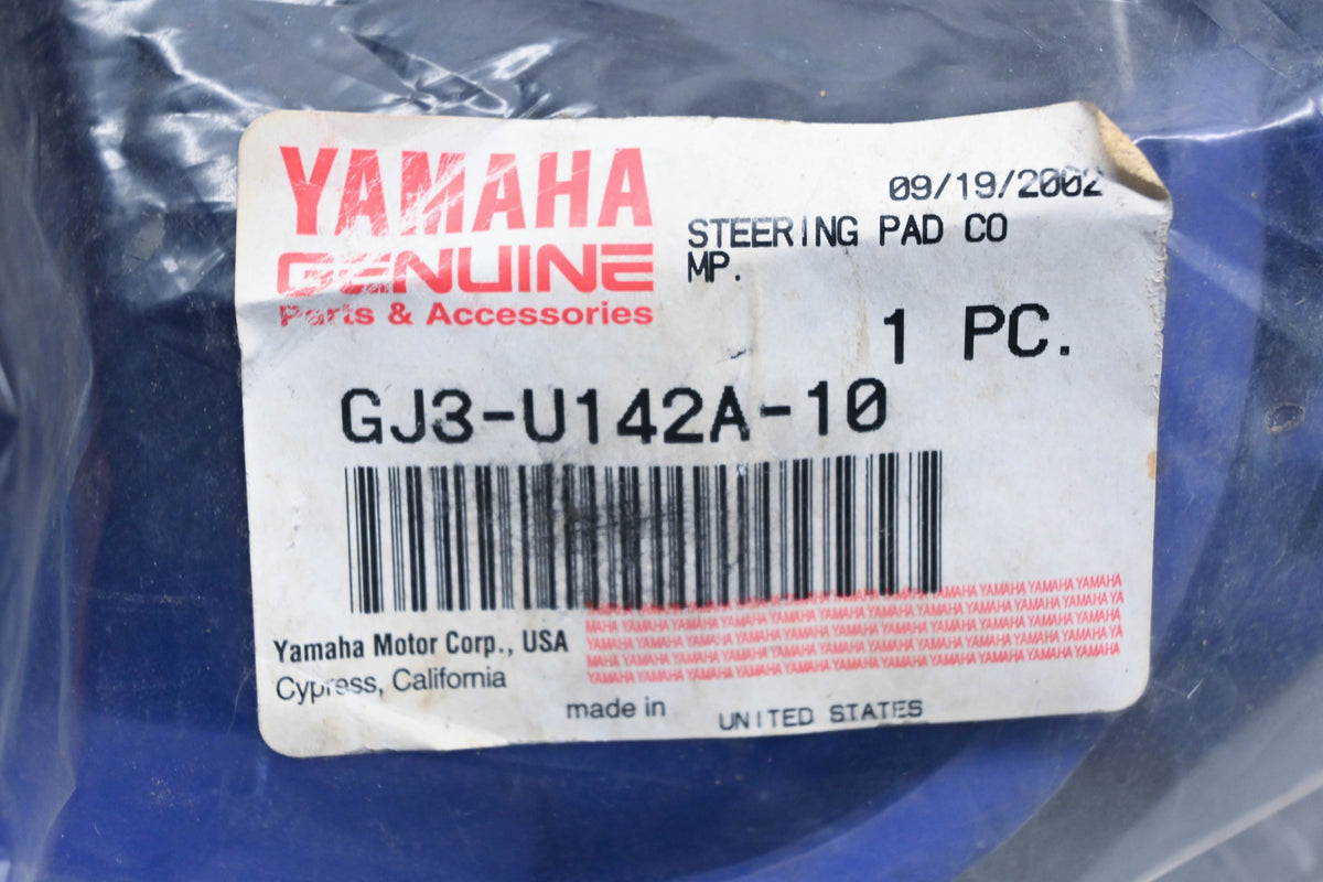 New OEM Yamaha GJ3-U142A-10-00 Blue Handlebar Pad NOS
