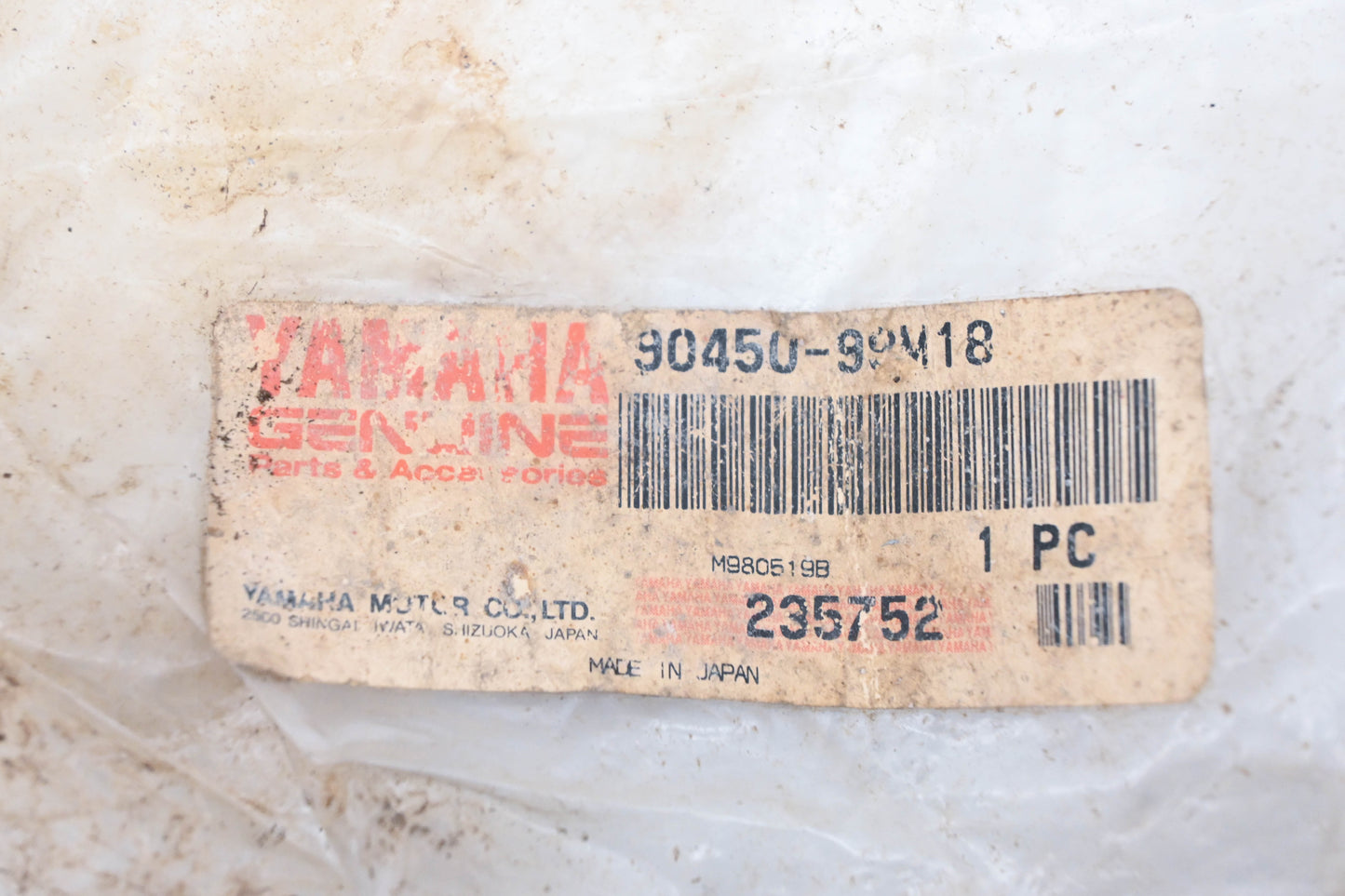 New OEM Yamaha 90450-99M18-00 Exhaust Hose Band Clamp NOS