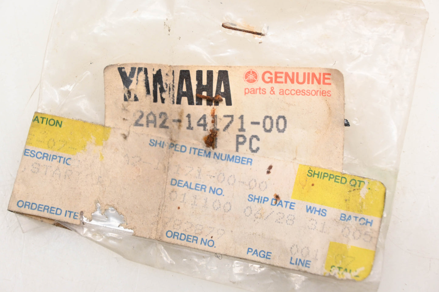 New OEM Yamaha 2A2-14171-00-00 Starter Plunger NOS