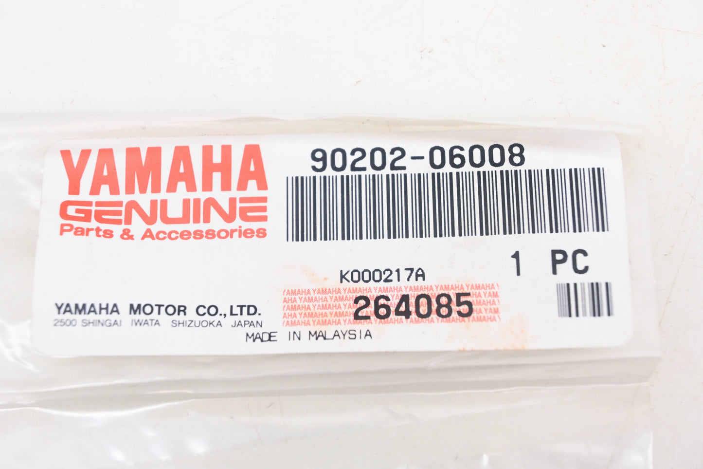 New OEM Yamaha 90202-06008-00 Plate Washer NOS