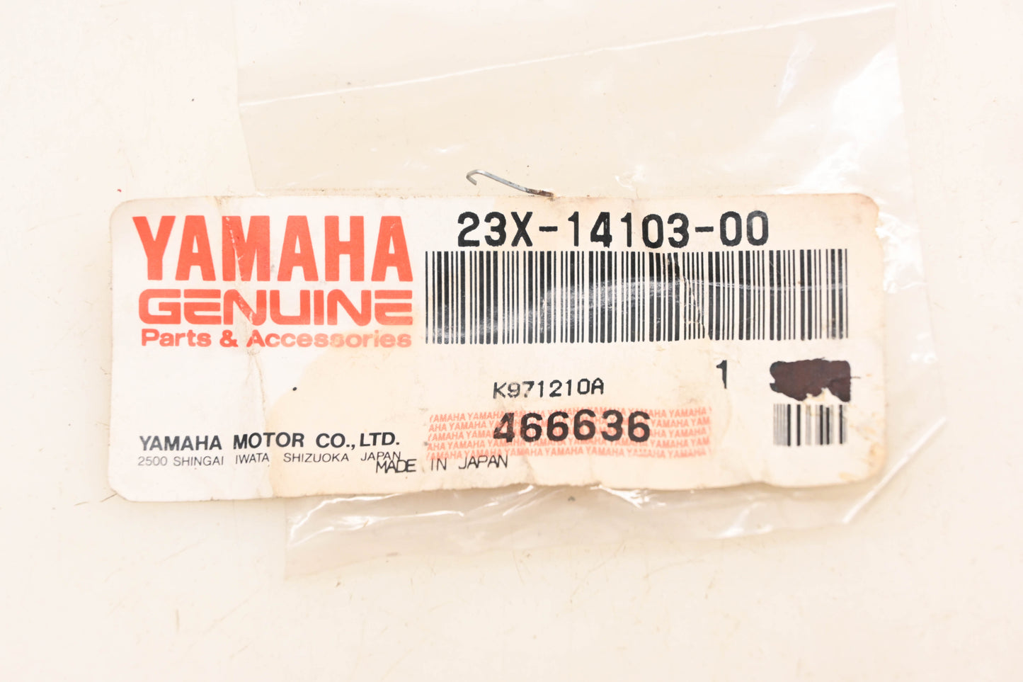 New OEM Yamaha 23X-14103-00-00 Throttle Valve Screw With Nut NOS