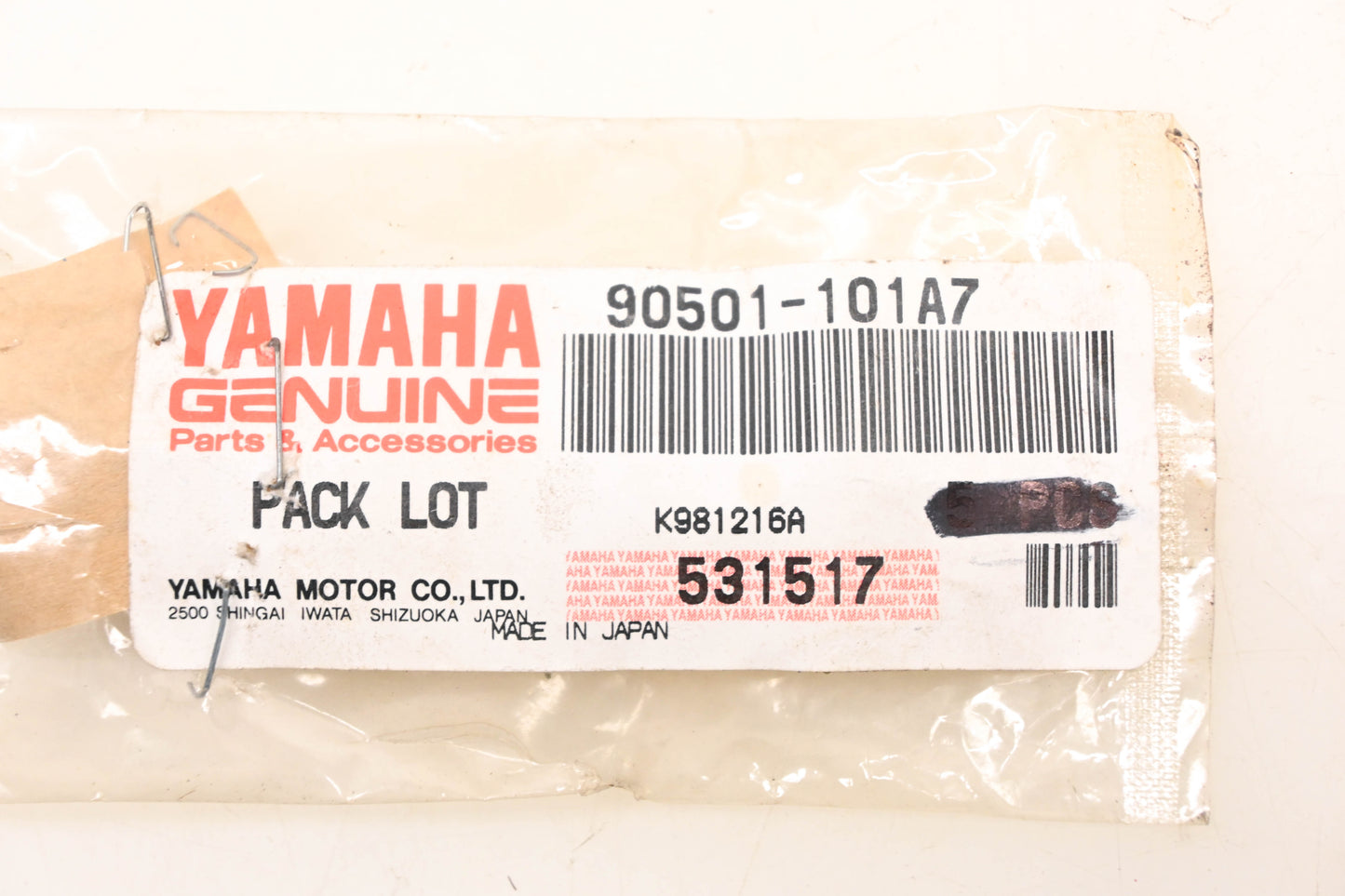 New OEM Yamaha 90501-101A7-00 Compression Springs Qty 3 NOS