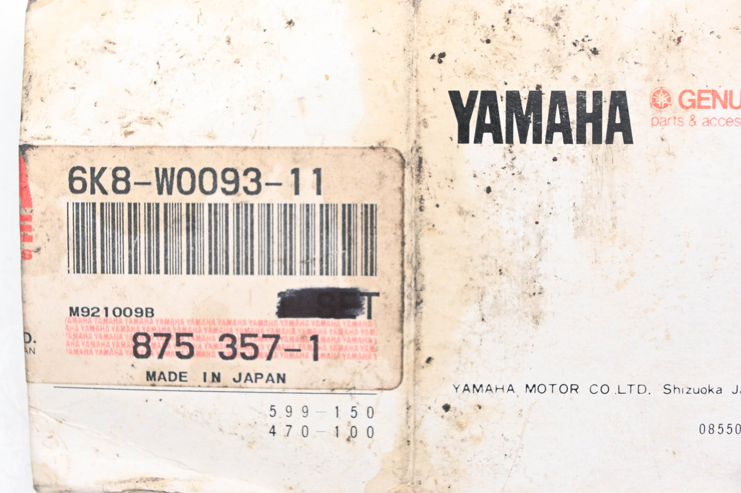 New OEM Yamaha 6K8-W0093-11-00 Carburetor Repair Kit NOS