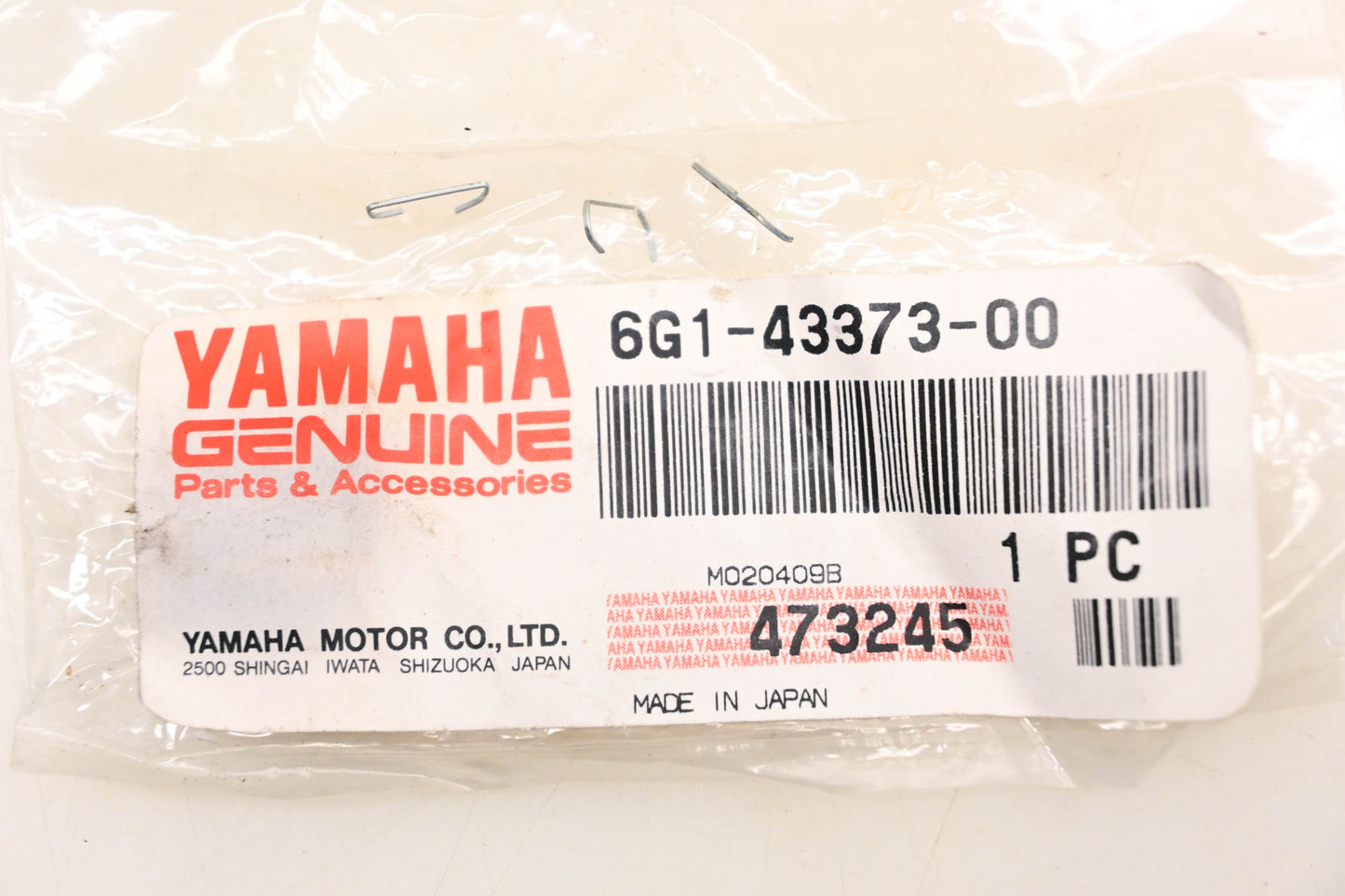 New OEM Yamaha 6G1-43373-00-00 Damper Seal NOS
