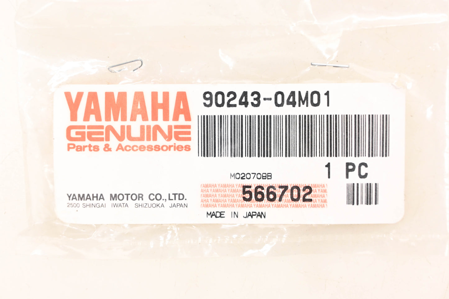 New OEM Yamaha 90243-04M01-00 Bracket Pin NOS