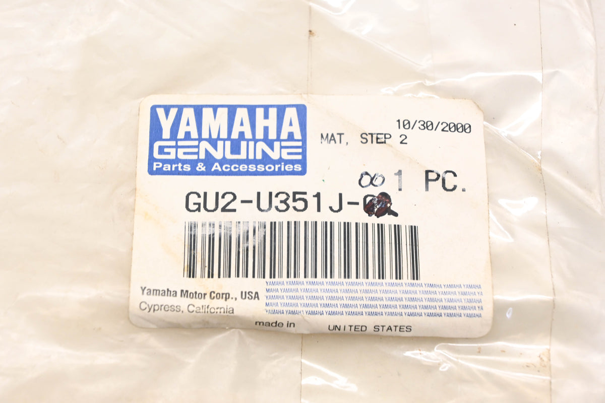 New OEM Yamaha GU2-U351J-00-00 Step Mat #2 NOS
