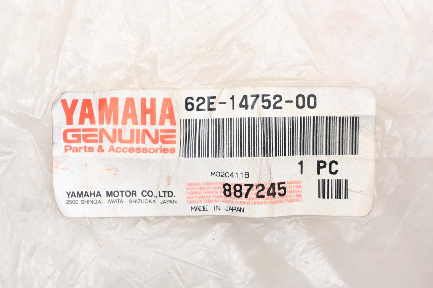 New OEM Yamaha 62E-14752-00-00 Outlet Hose NOS