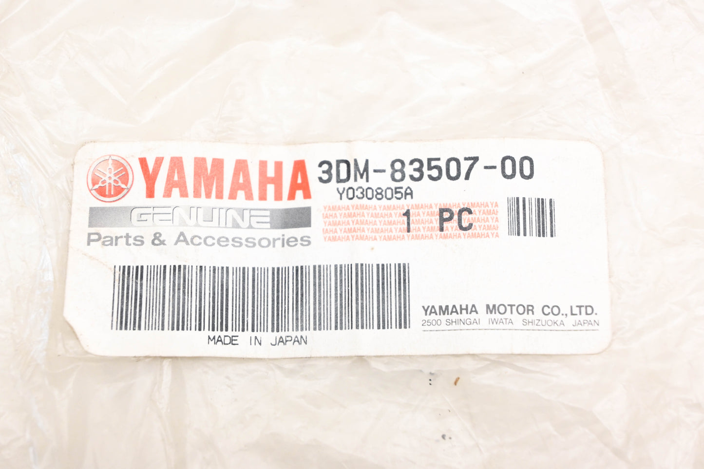 New OEM Yamaha 3DM-83507-00-00 Speedometer Cover NOS