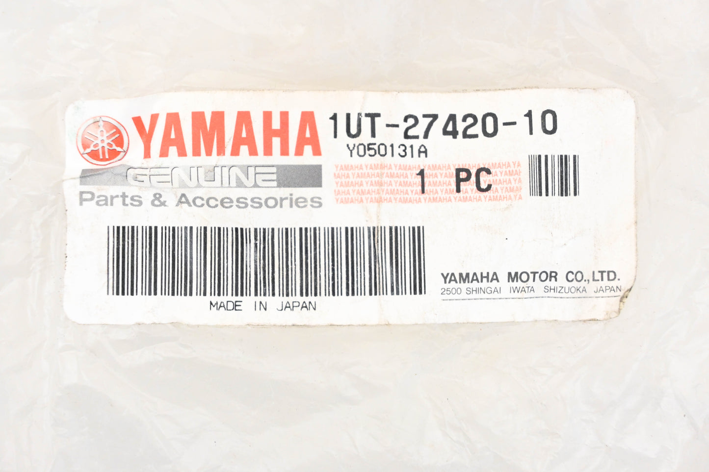 New OEM Yamaha 1UT-27420-10-00 Front Right Footrest Assembly NOS