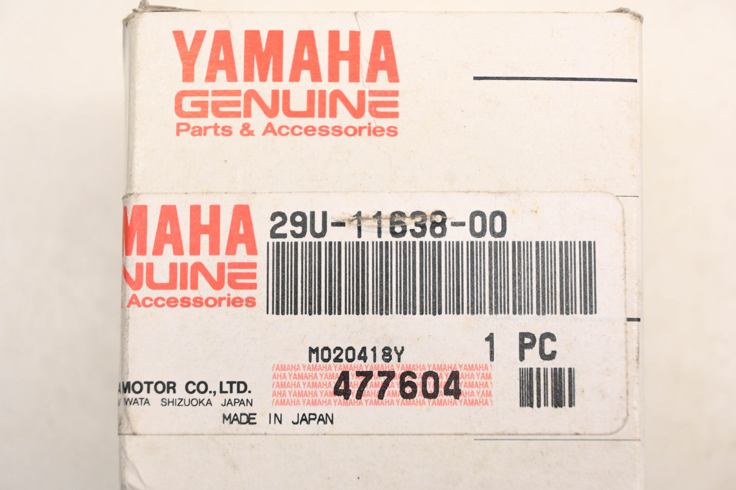 New OEM Yamaha 29U-11638-00-00 Piston NOS