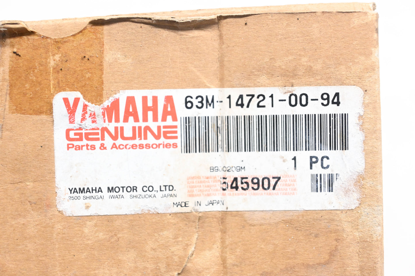 New OEM Yamaha 63M-14721-00-94 Muffler Exhaust Flange NOS