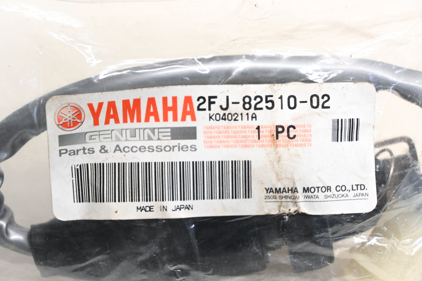 New OEM Yamaha 2FJ-82510-02-00 Ignition Switch & Key Assembly NOS