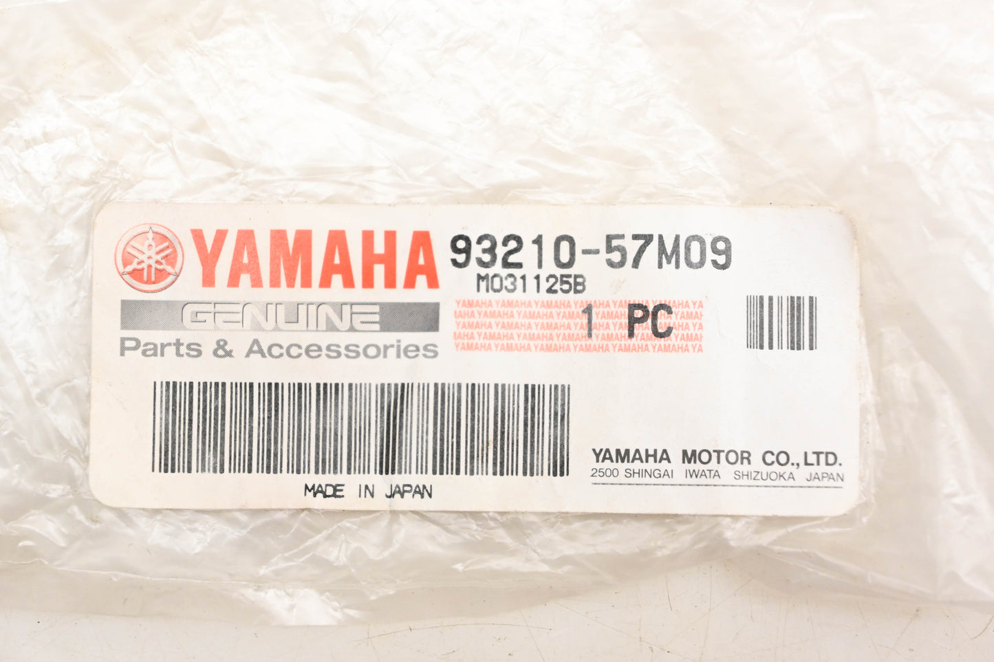 New OEM Yamaha 93210-57M09-00 O Ring NOS