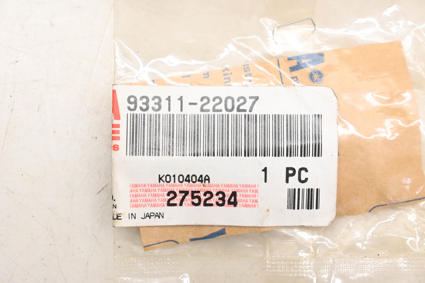 New OEM Yamaha 93311-22027-00 Bearing NOS