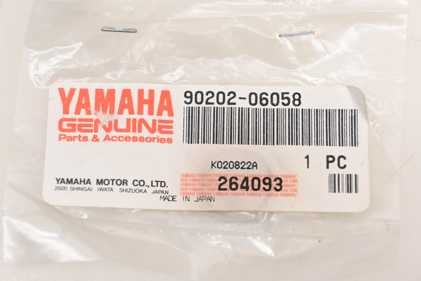 New OEM Yamaha 90202-06058-00 Washer NOS