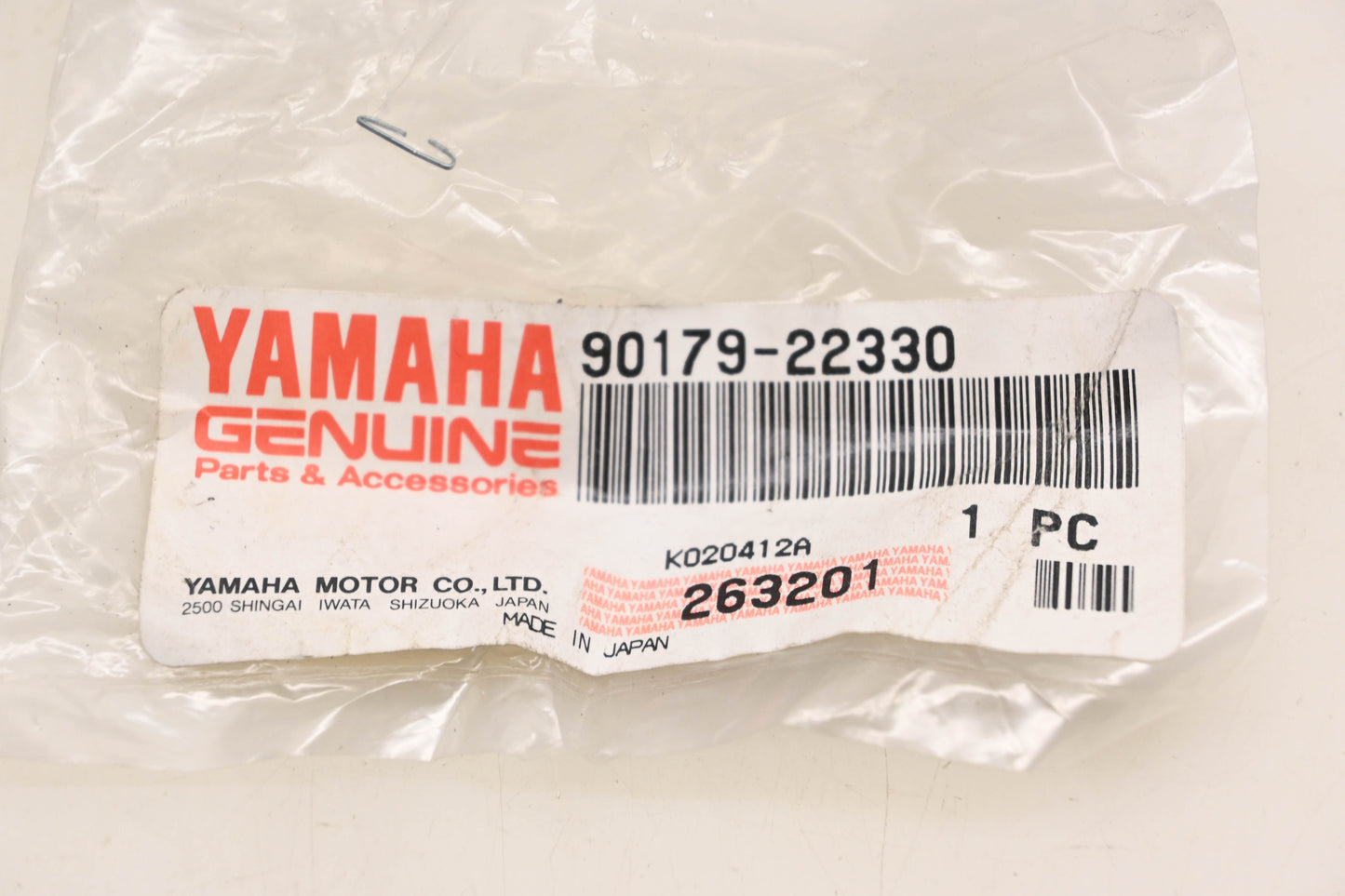 New OEM Yamaha 90179-22330-00 Hex Flange Nut NOS