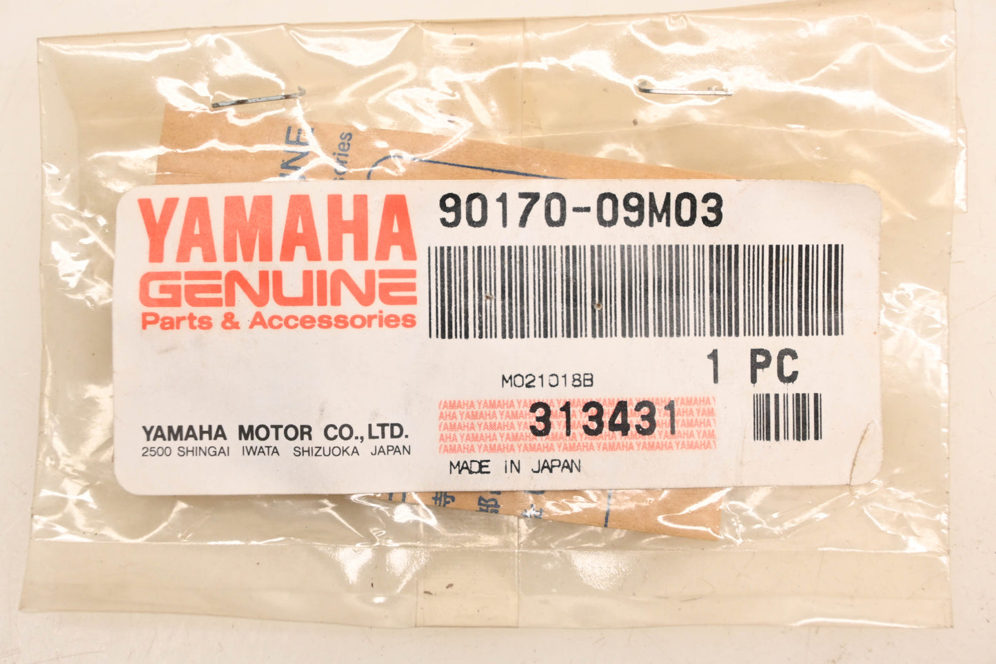 New OEM Yamaha 90170-09M03-00 Nut NOS