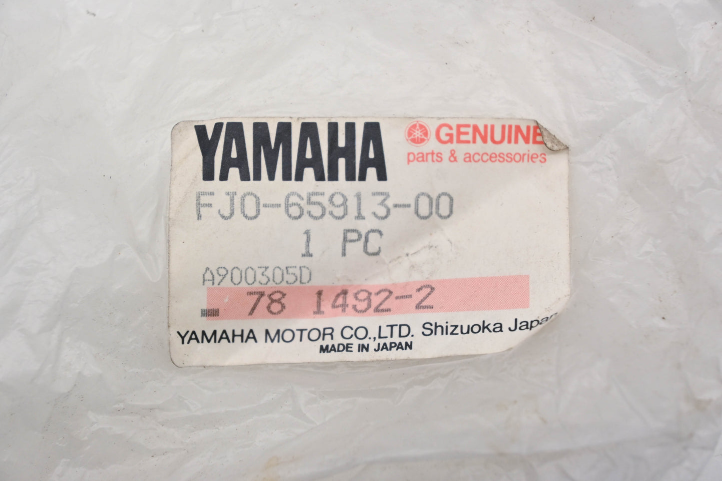 New OEM Yamaha FJ0-65913-00-00 Seat Case Packing NOS
