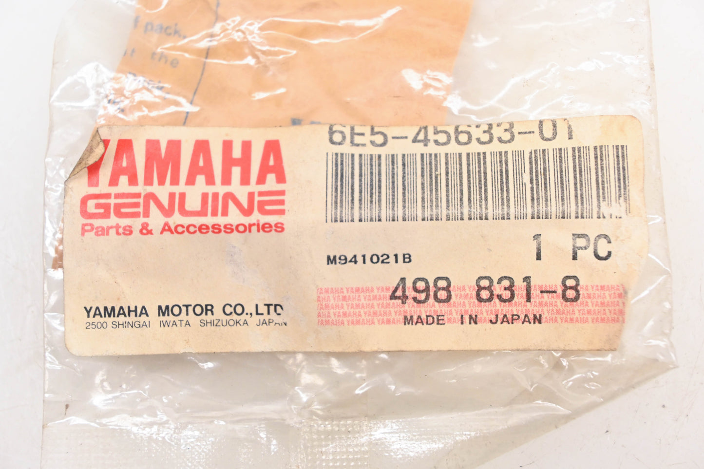 New OEM Yamaha 6E5-45633-01-00 Cross Pin Ring NOS