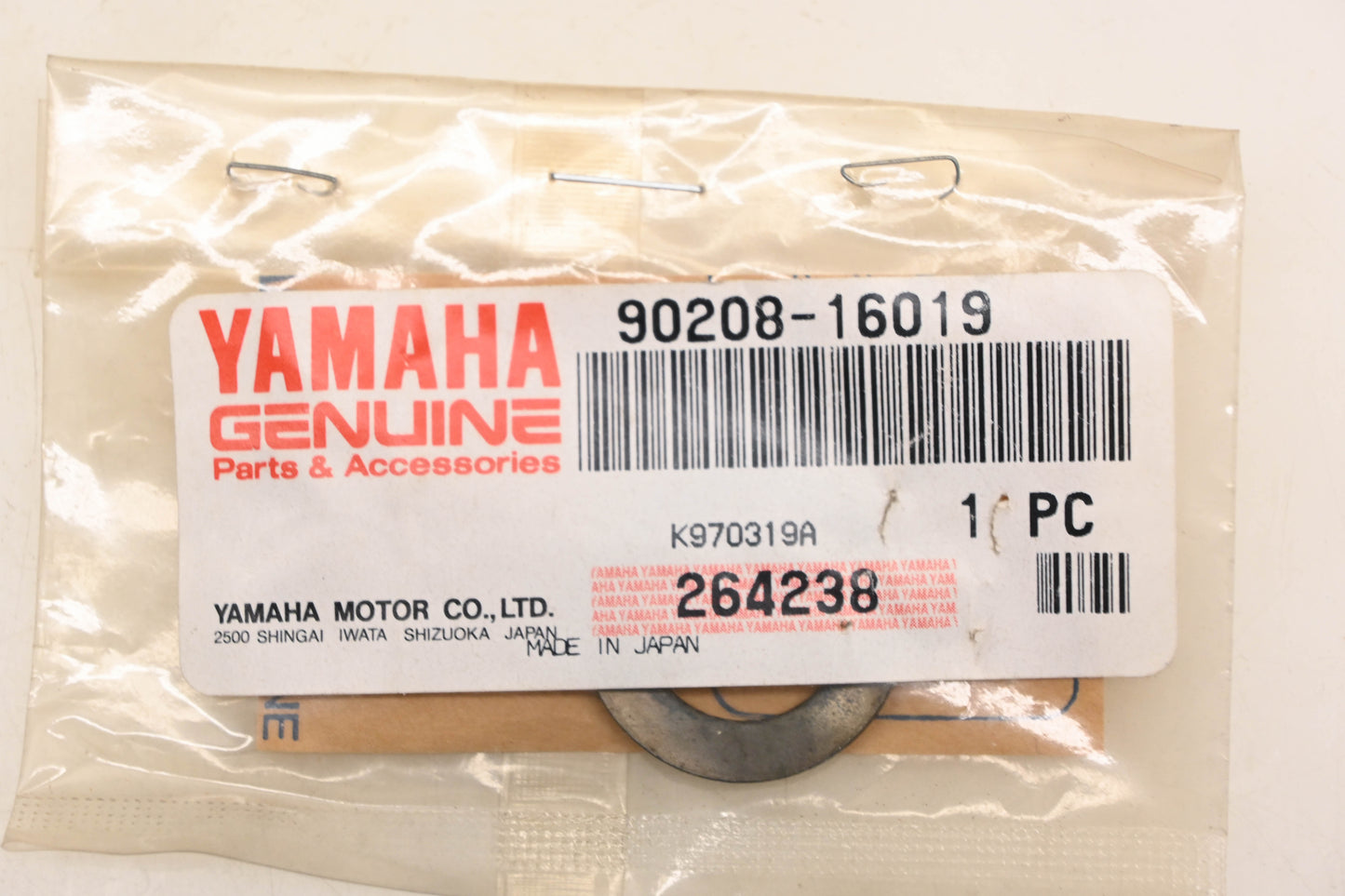 New OEM Yamaha 90208-16019-00 Conical Washer NOS