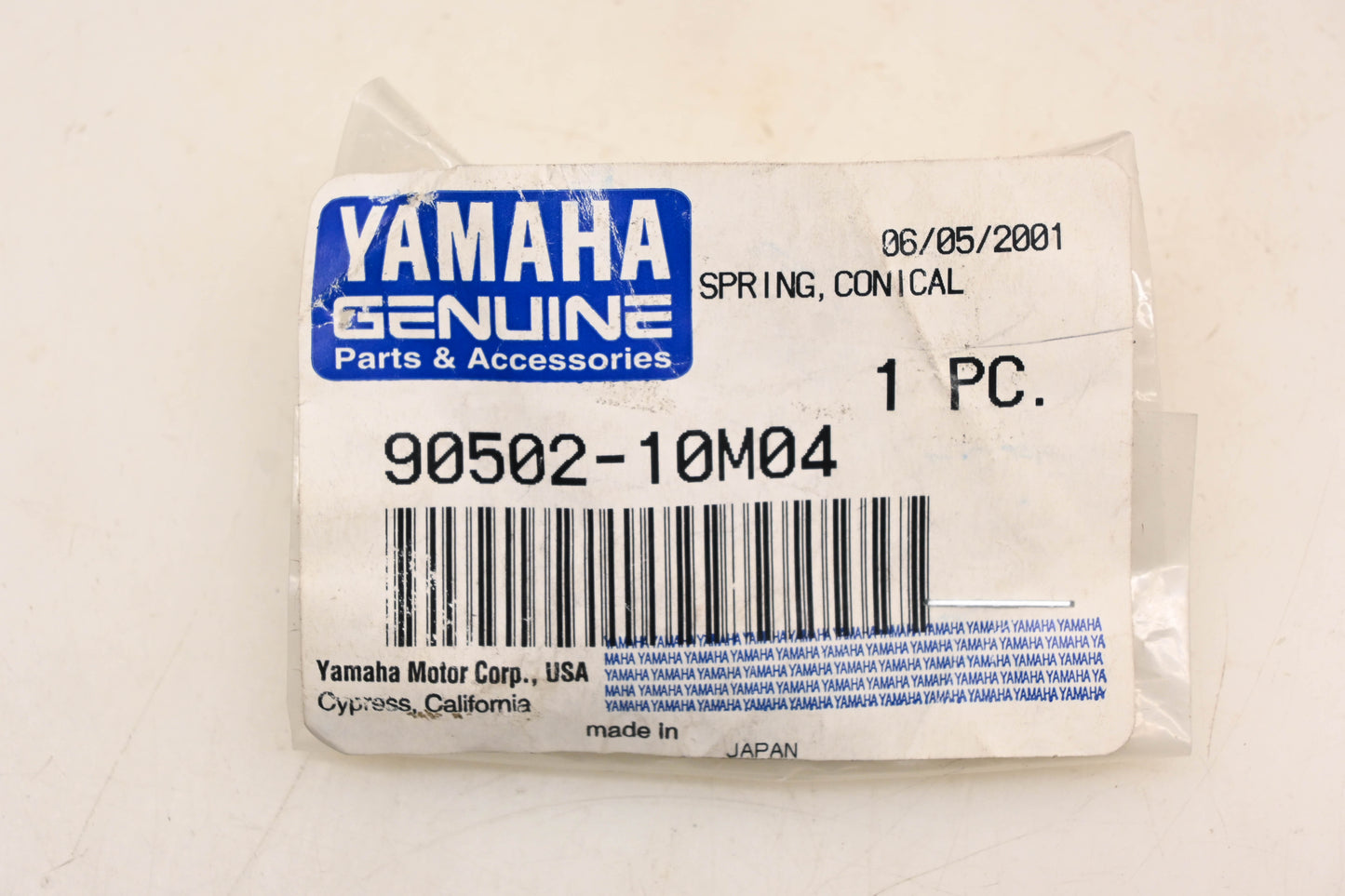 New OEM Yamaha 90502-10M04-00 Conical Spring NOS