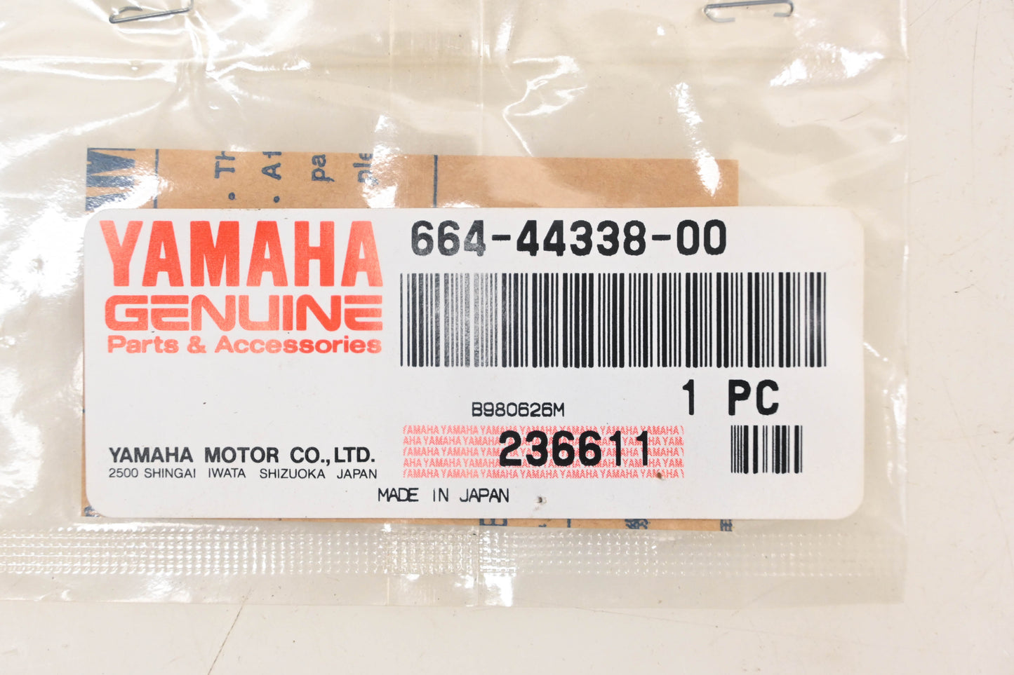 New OEM Yamaha 664-44338-00-00 Woodruff Key NOS