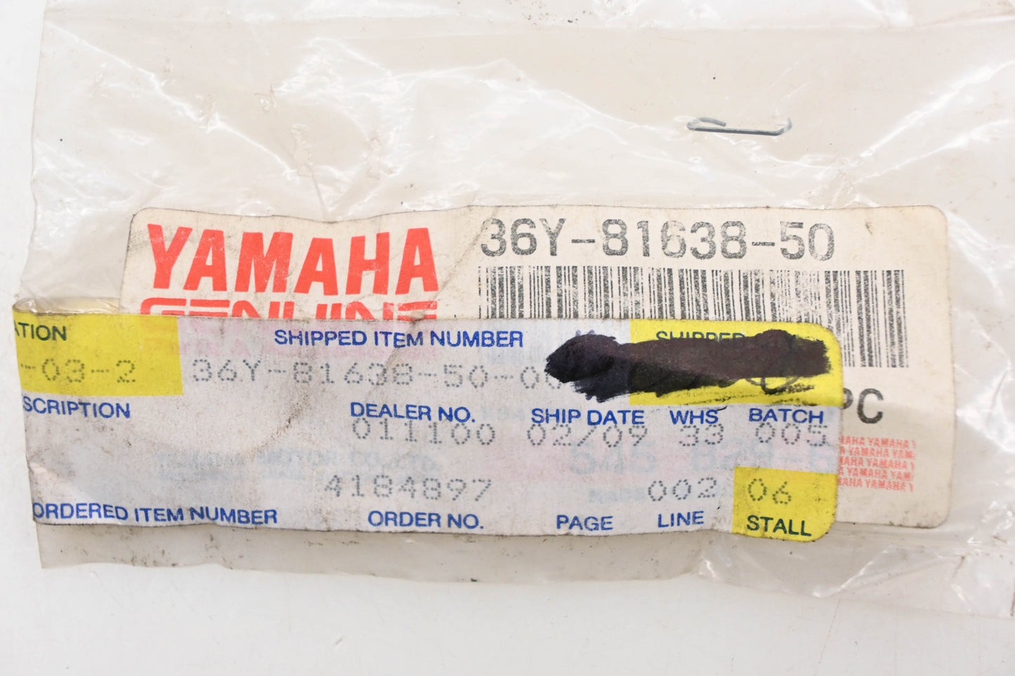 New OEM Yamaha 36Y-81638-50-00 Oil Seal NOS