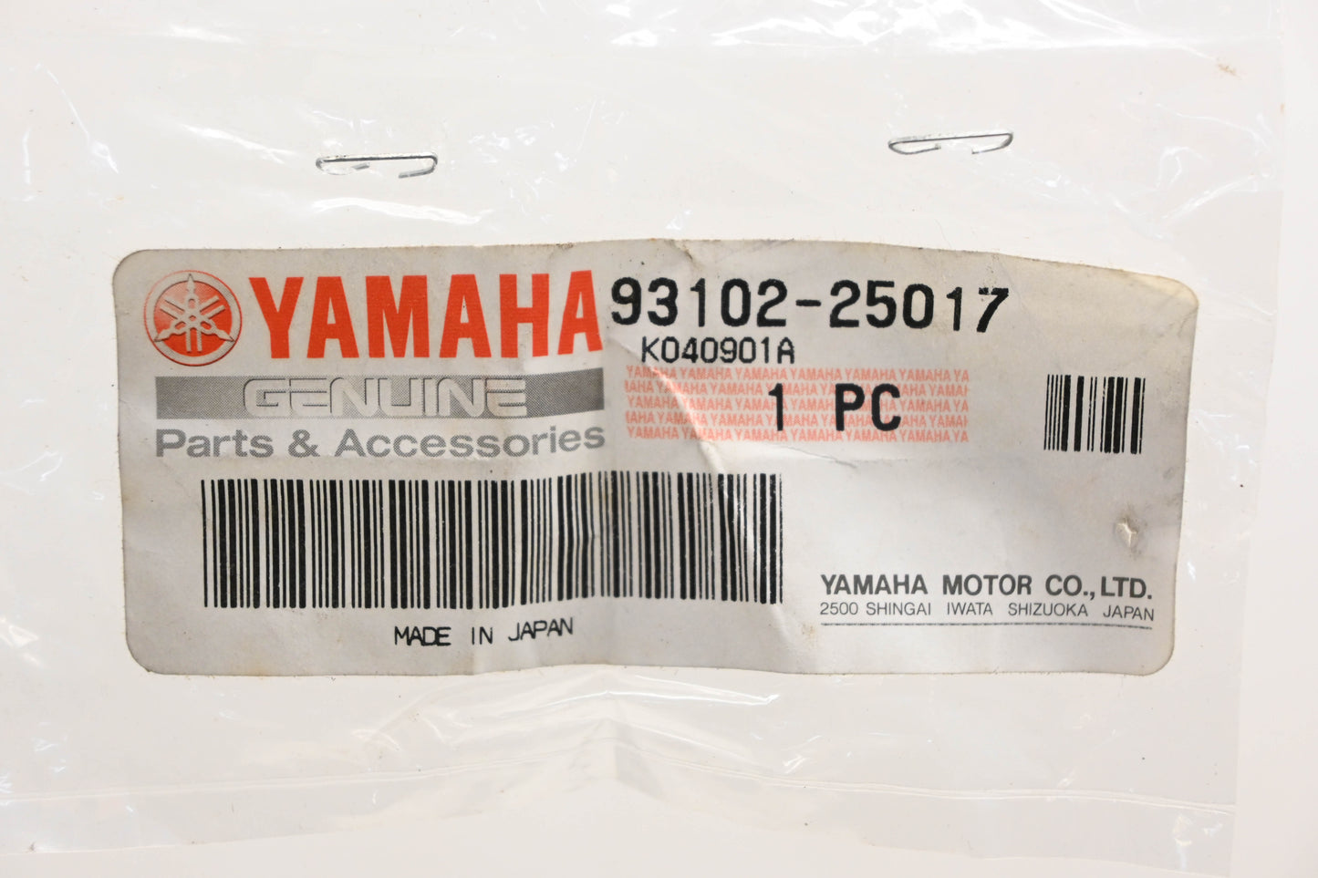 New OEM Yamaha 93102-25017-00 Oil Seal NOS