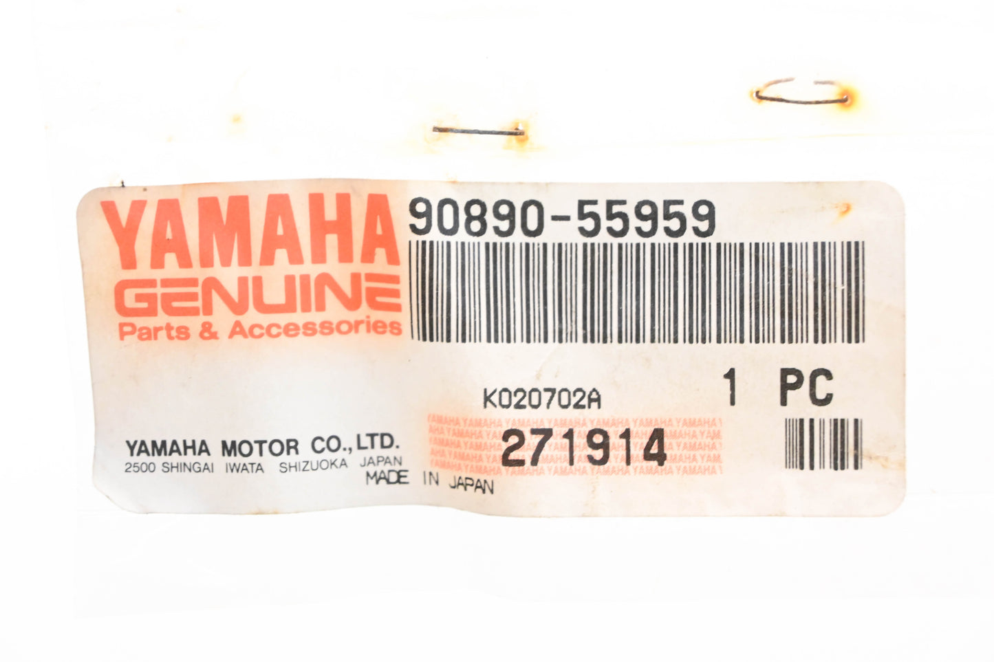 New OEM Yamaha 90890-55959-00 Key #113 NOS