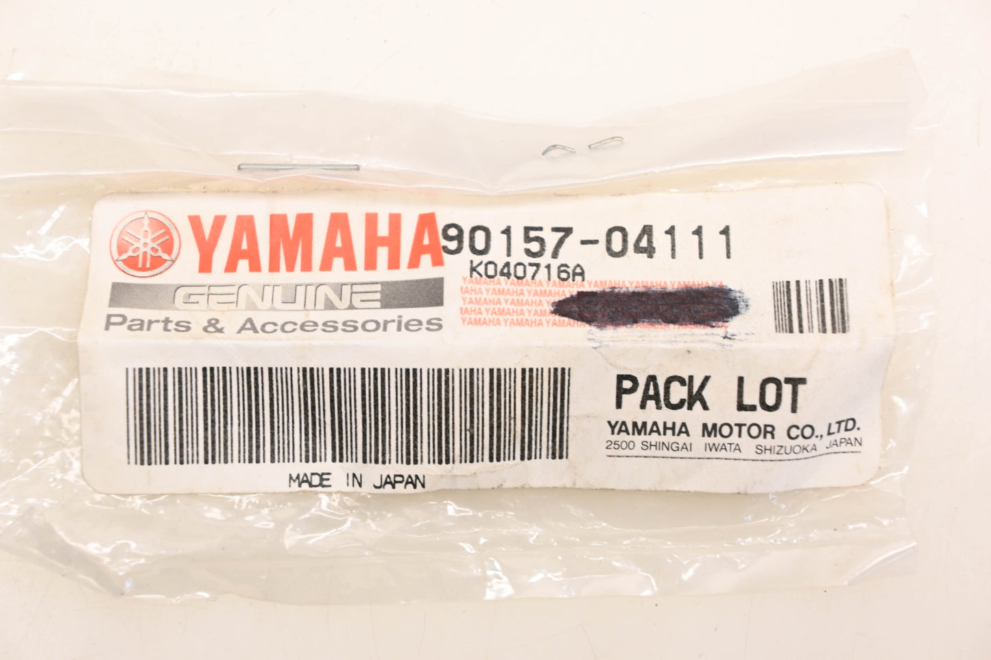 New OEM Yamaha 90157-04111-00 Adjusting Screw NOS