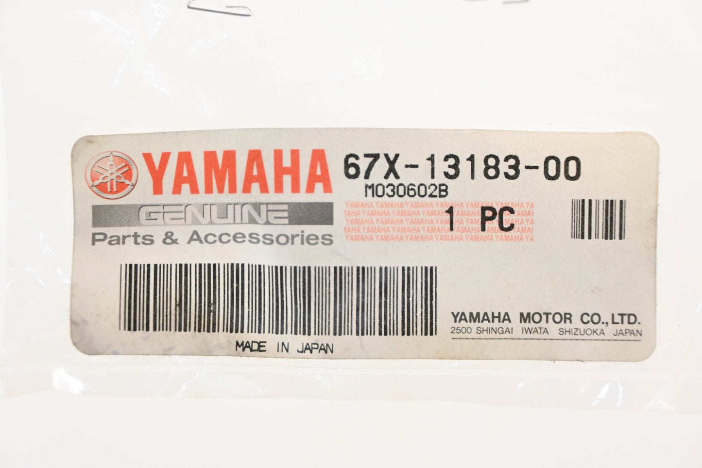 New OEM Yamaha 67X-13183-00-00 Oil Injection Check Valve NOS