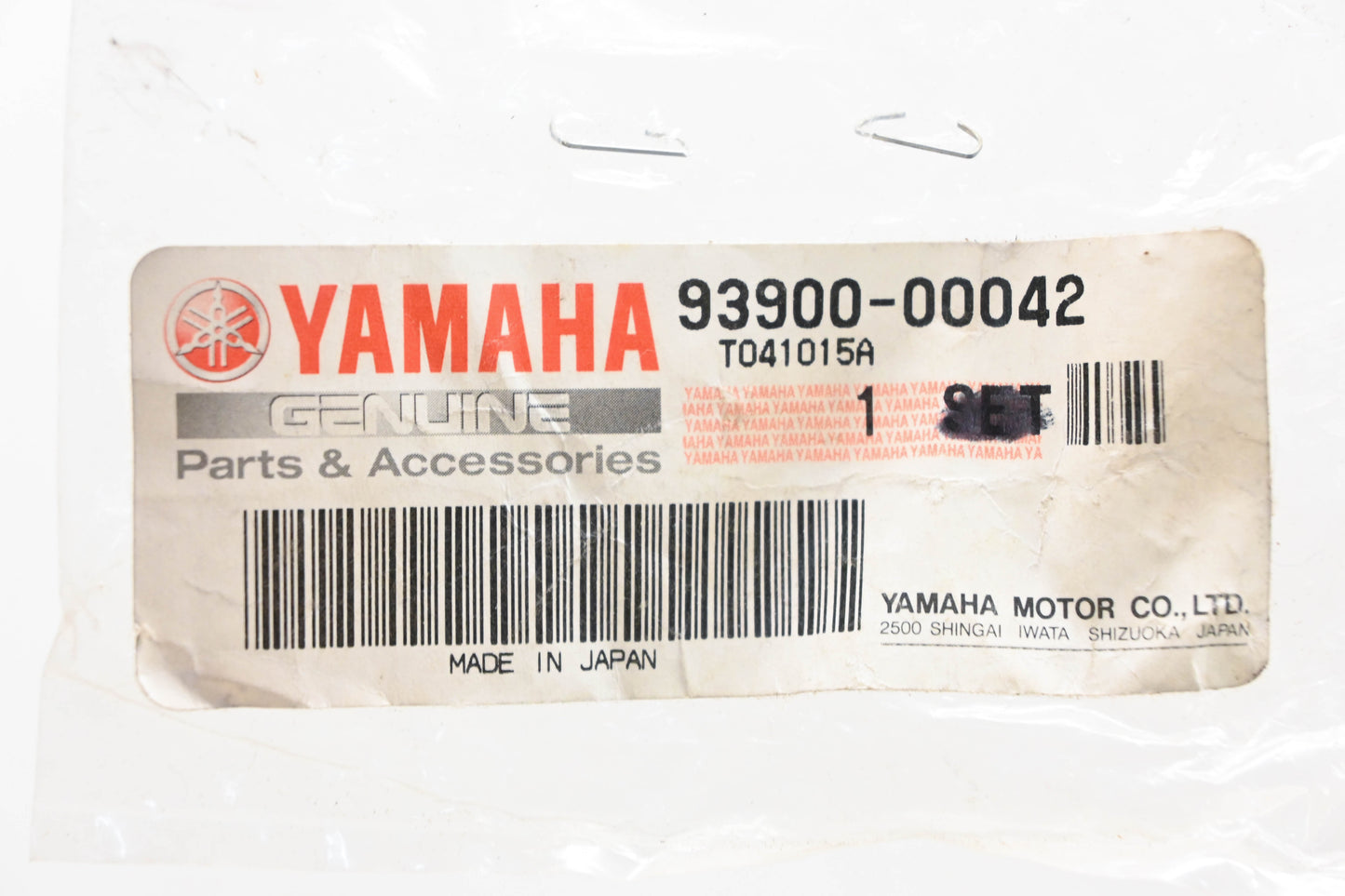 New OEM Yamaha 93900-00042-00 Rim Valve NOS