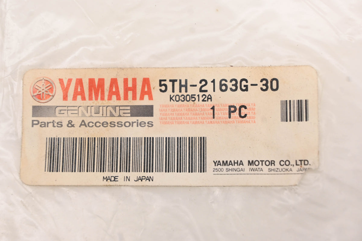 New OEM Yamaha 5TH-2163G-30-00 Shaft Drive 80 Emblem Decal NOS