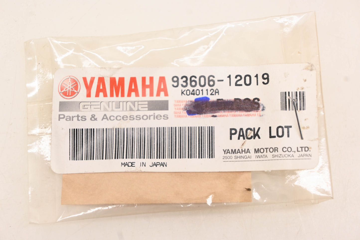 New OEM Yamaha 93606-12019-00 Dowel Pin NOS