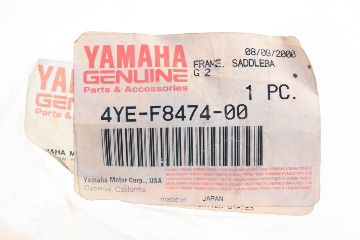 New OEM Yamaha 4YE-F8474-00-00 Saddlebag Frame #2 Bracket NOS