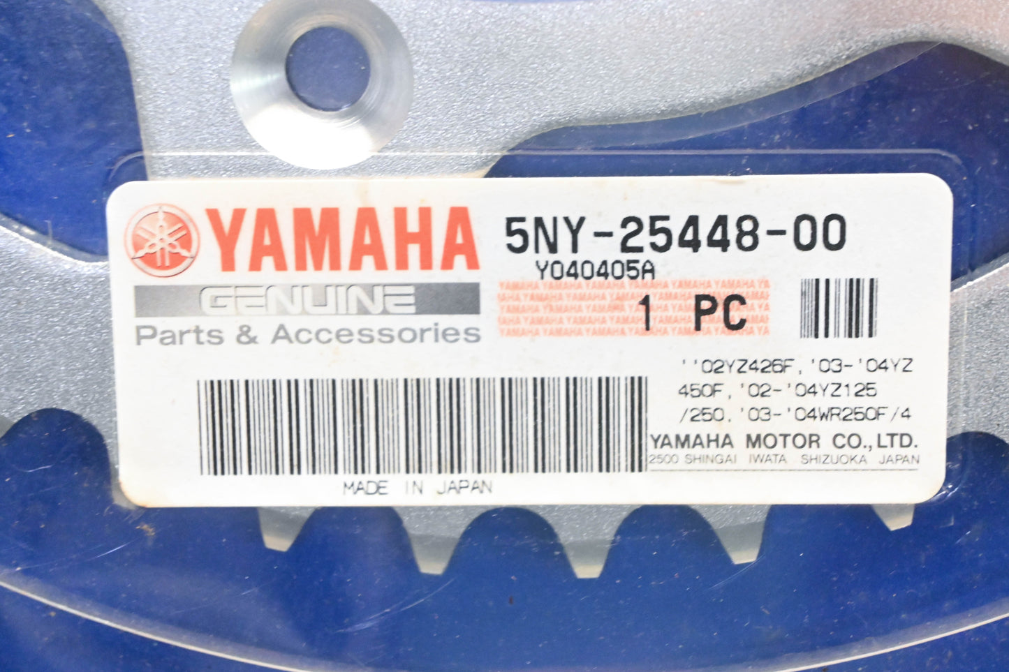 New OEM Yamaha 5NY-25448-00-00 Sunstar Driven Sprocket 48T NOS