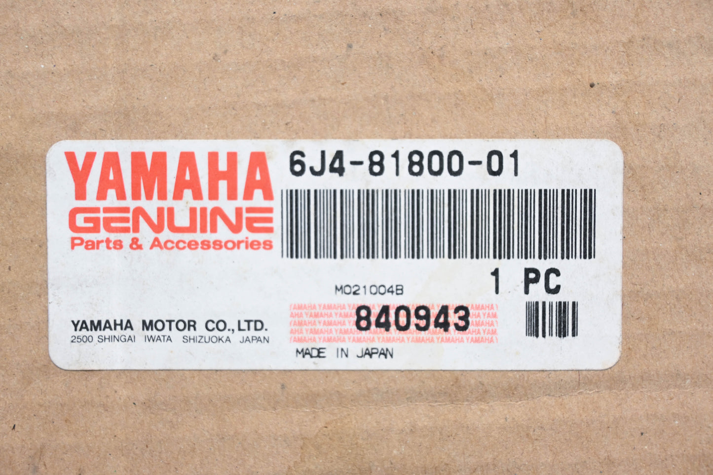 New OEM Yamaha 6J4-81800-01-00 Starter 12v Motor NOS