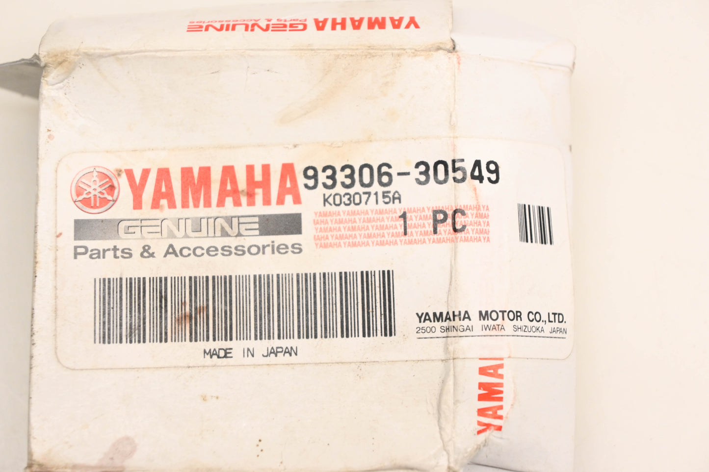 New OEM Yamaha 93306-30549-00 HIC Ball Bearing NOS