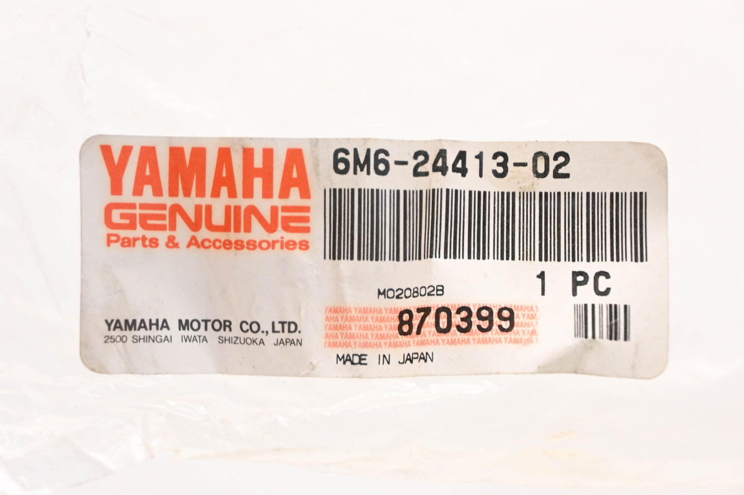New OEM Yamaha 6M6-24413-02-00 Carburetor Pump Body NOS