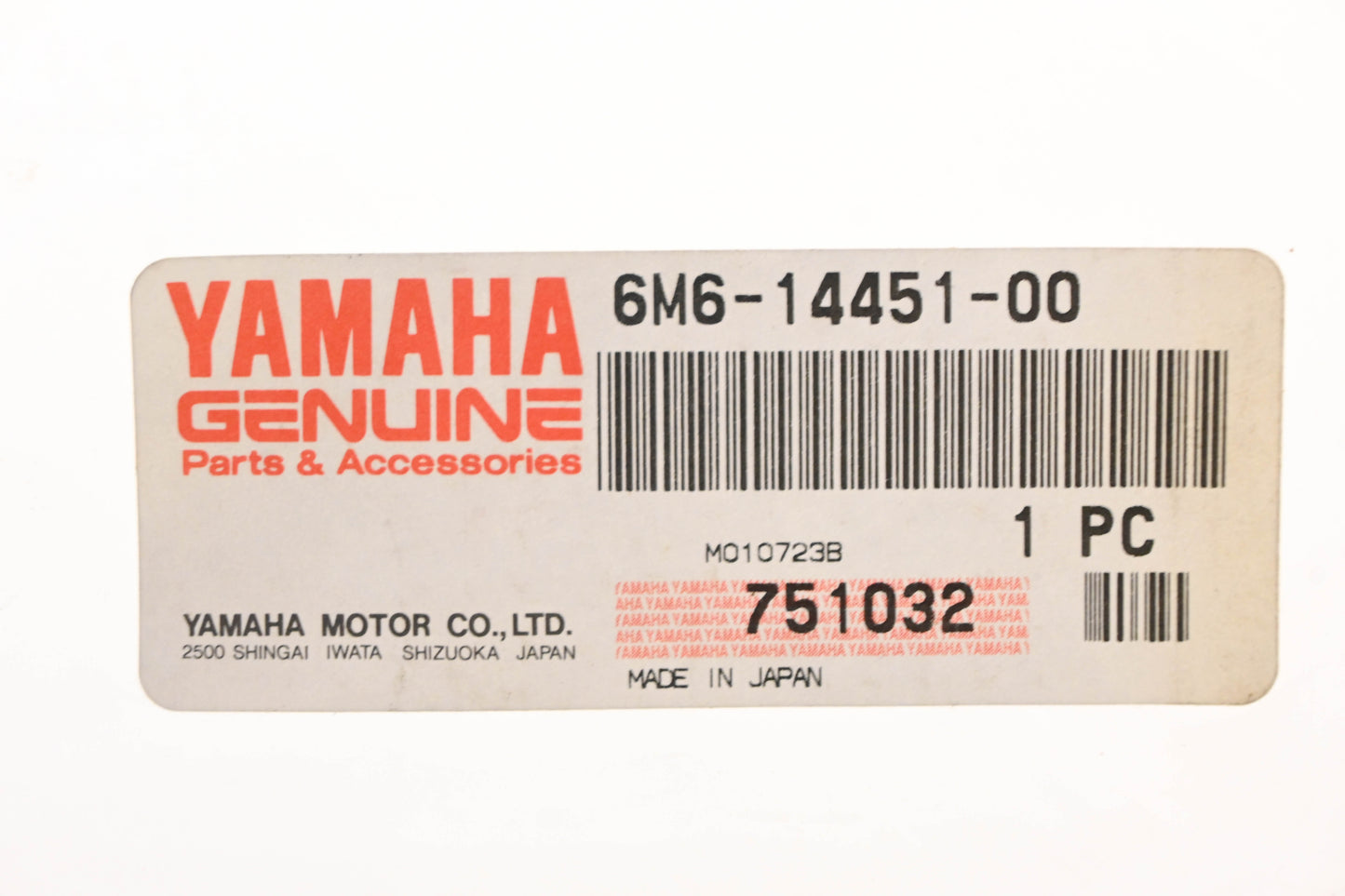 New OEM Yamaha 6M6-14451-00-00 Air Cleaner Element NOS