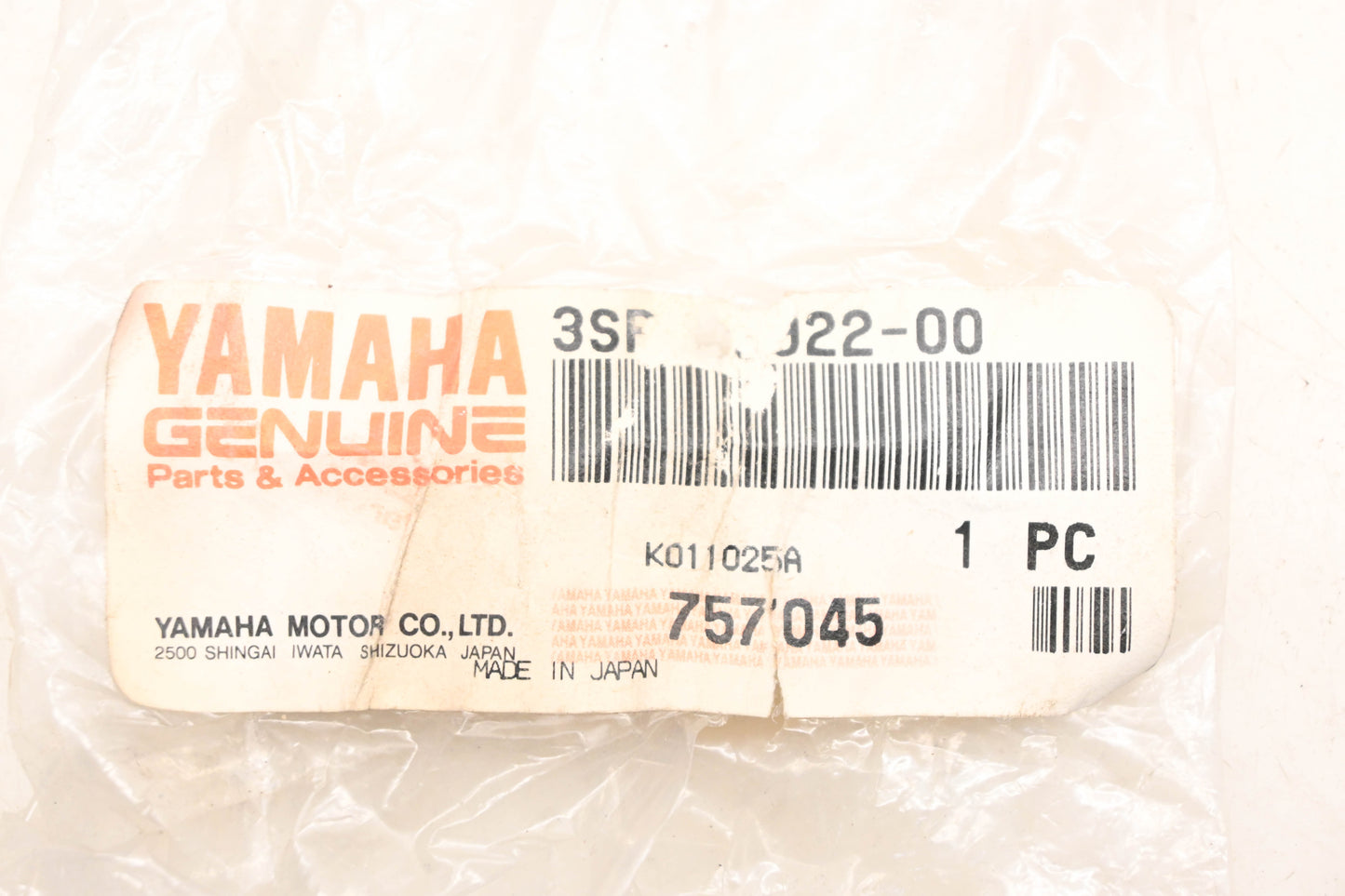 New OEM Yamaha 3SP-83922-00-00 Brake Lever NOS