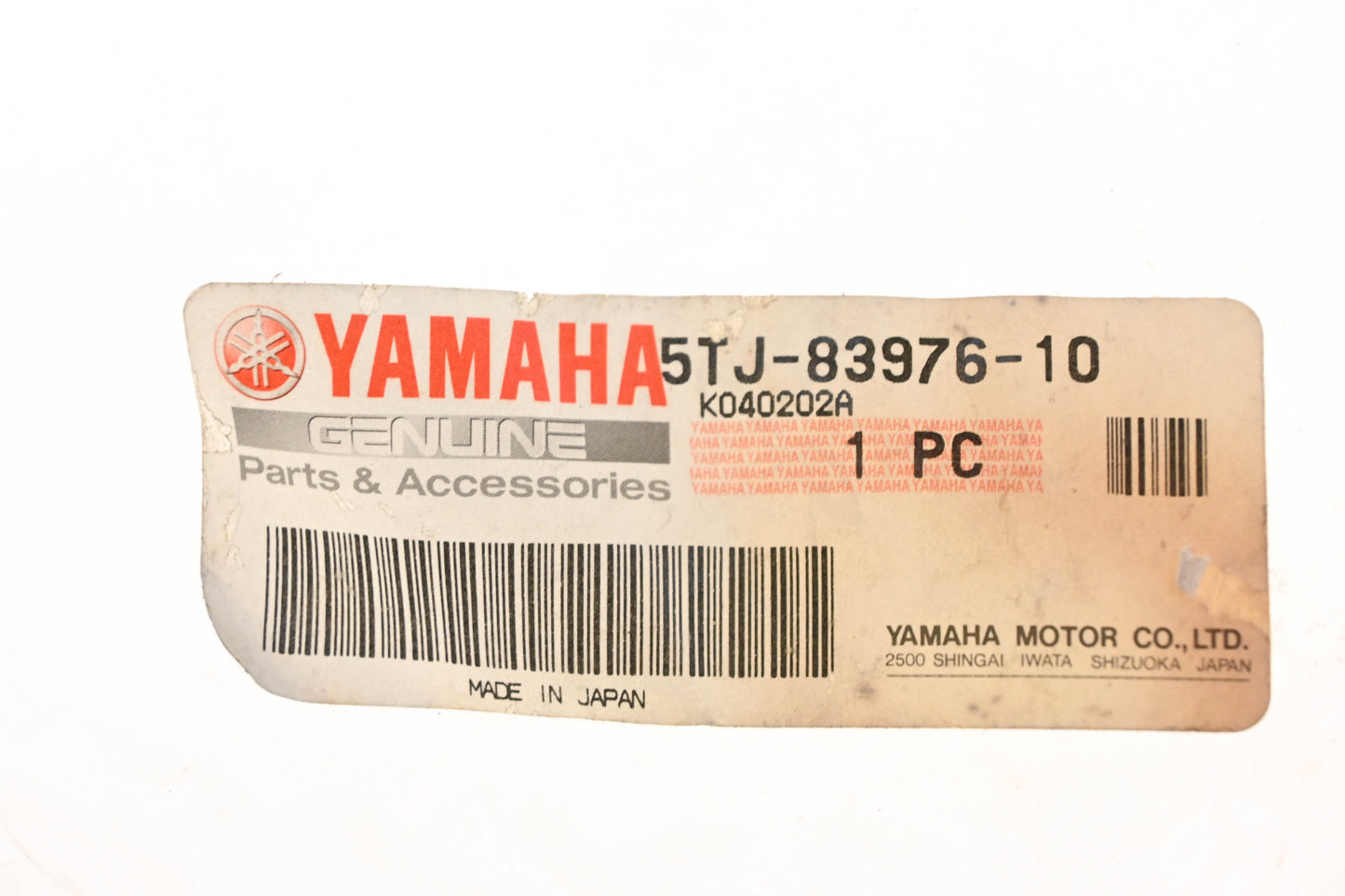 New OEM Yamaha 5TJ-83976-10-00 Starter Switch Assembly NOS