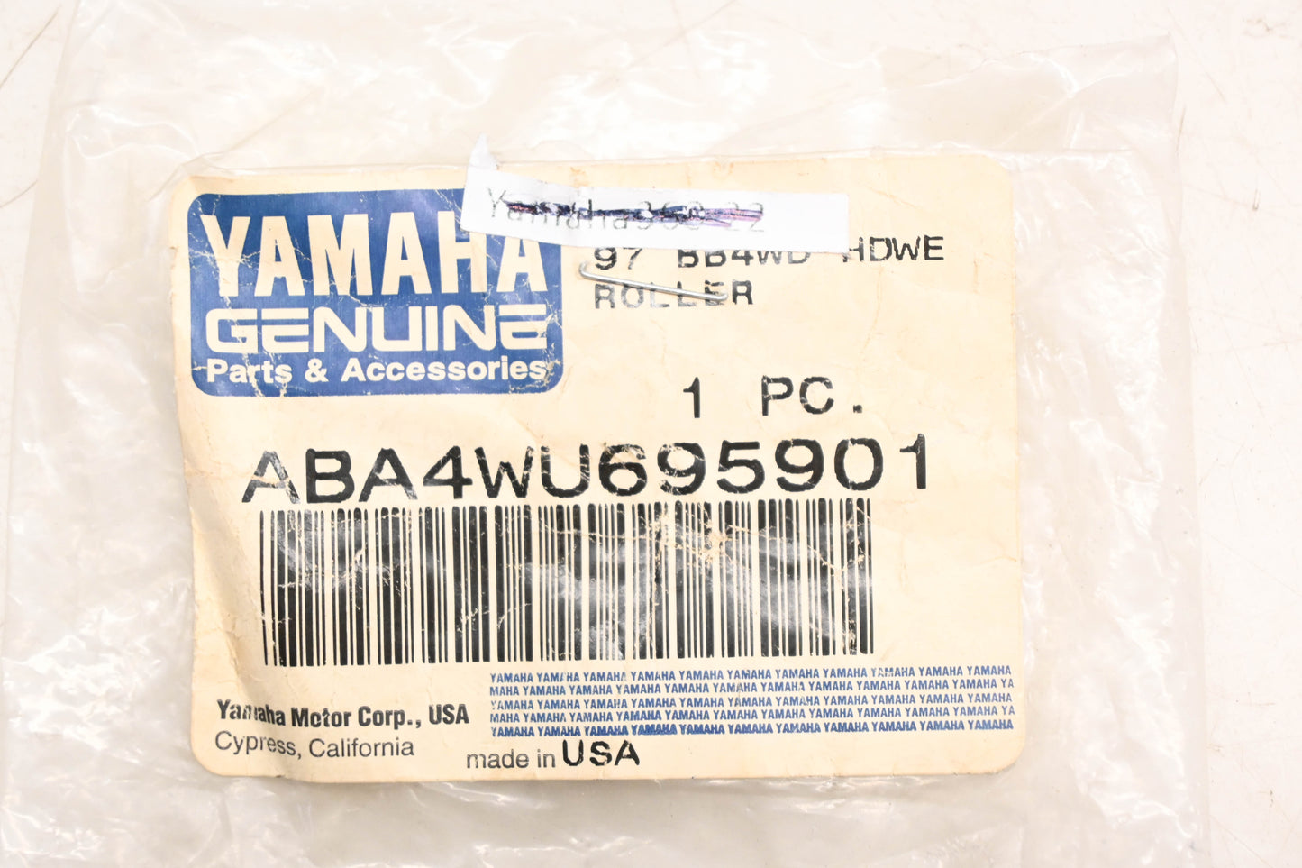 New OEM Yamaha ABA-4WU69-59-01 Roller Kit NOS