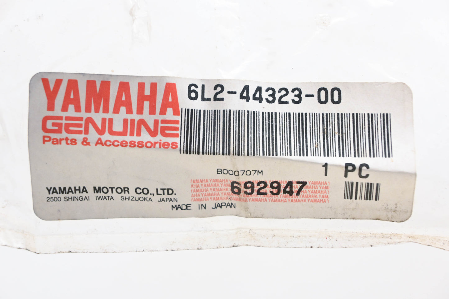 New OEM Yamaha 6L2-44323-00-00 Cartridge Outer Plate NOS